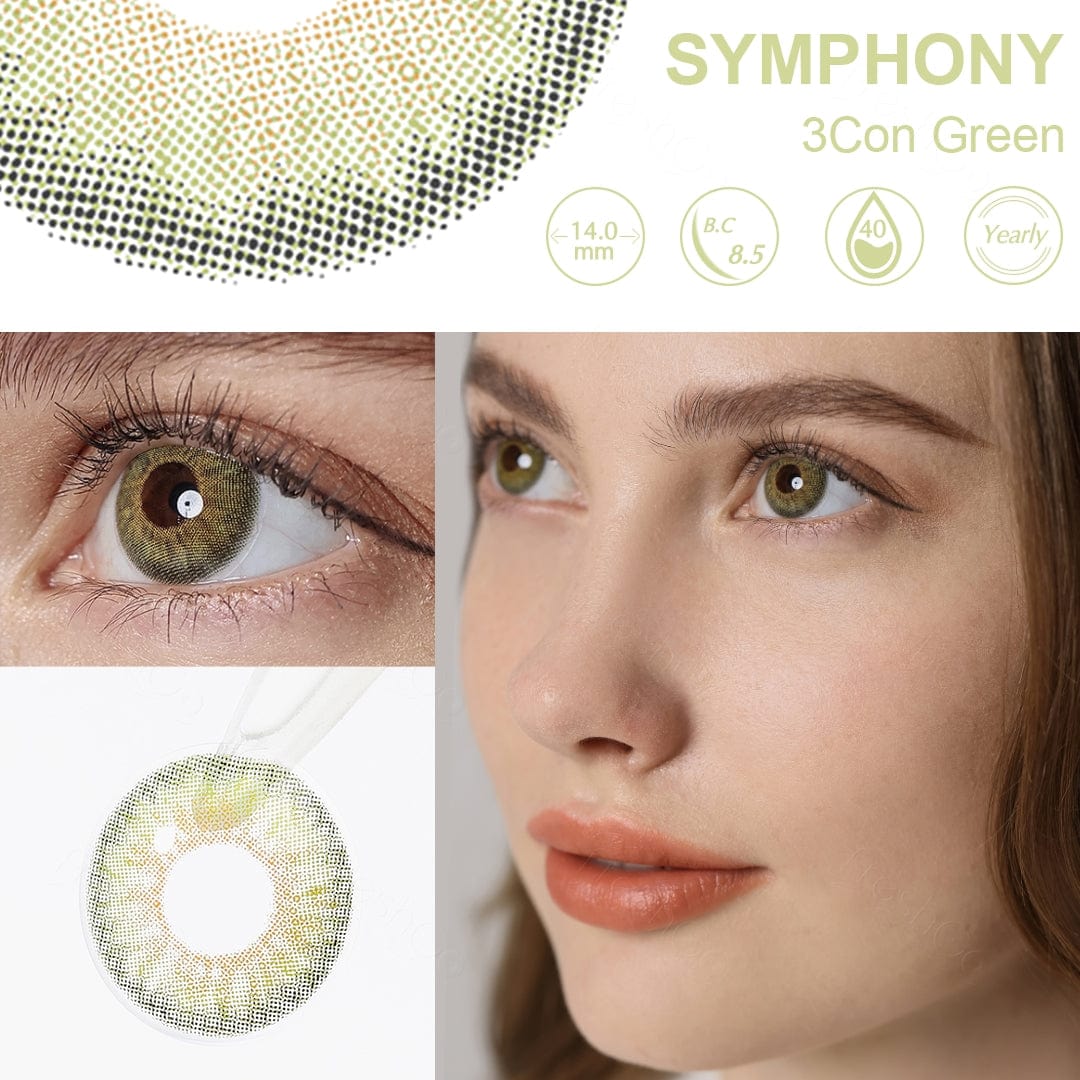 Symphony 3Con Hazel Coloured Contacts