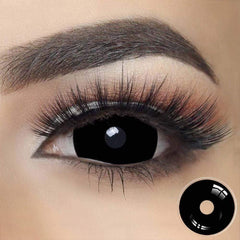 17mm Black Mini Sclera (With Pupil Cutout)