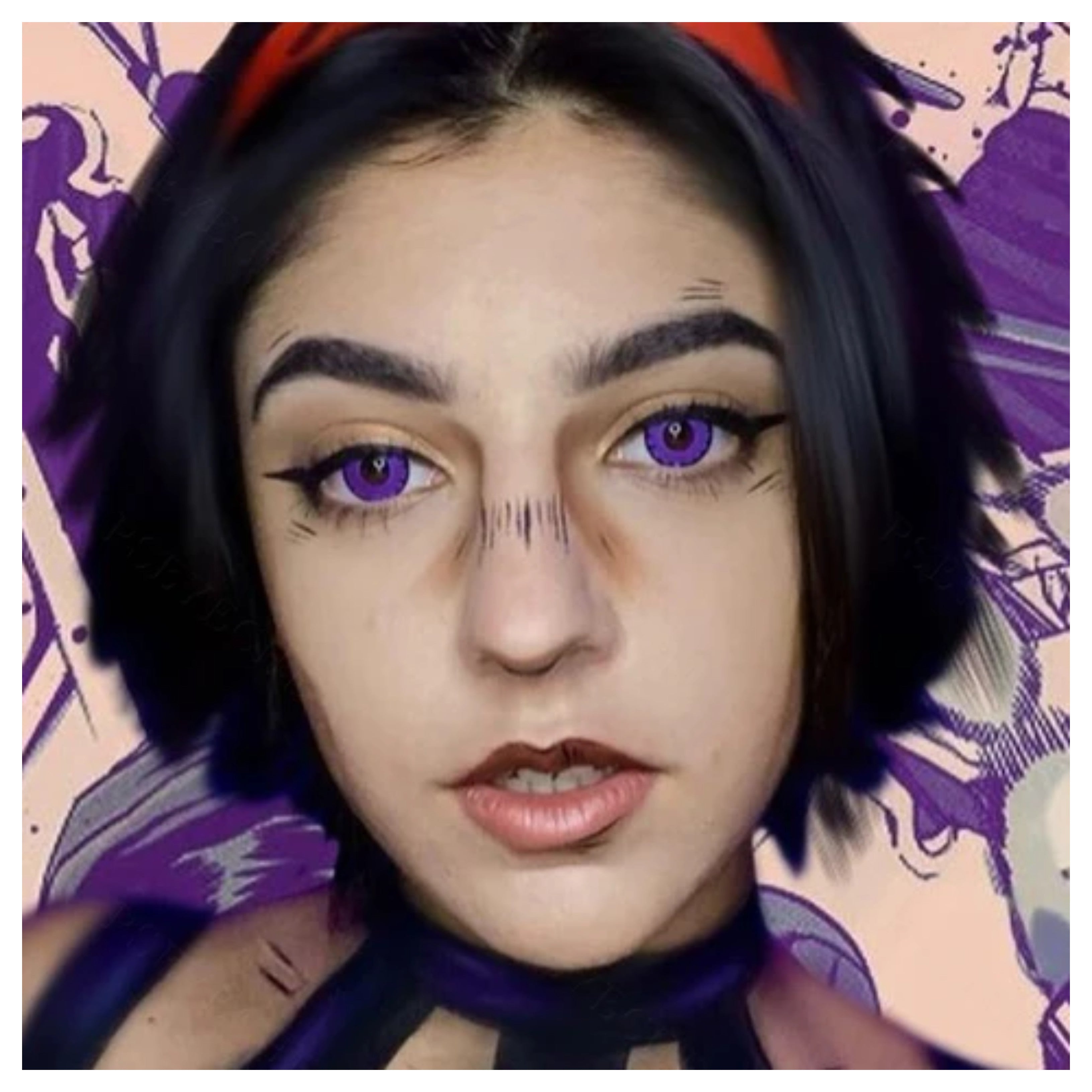 Purple Vampire Halloween Contacts