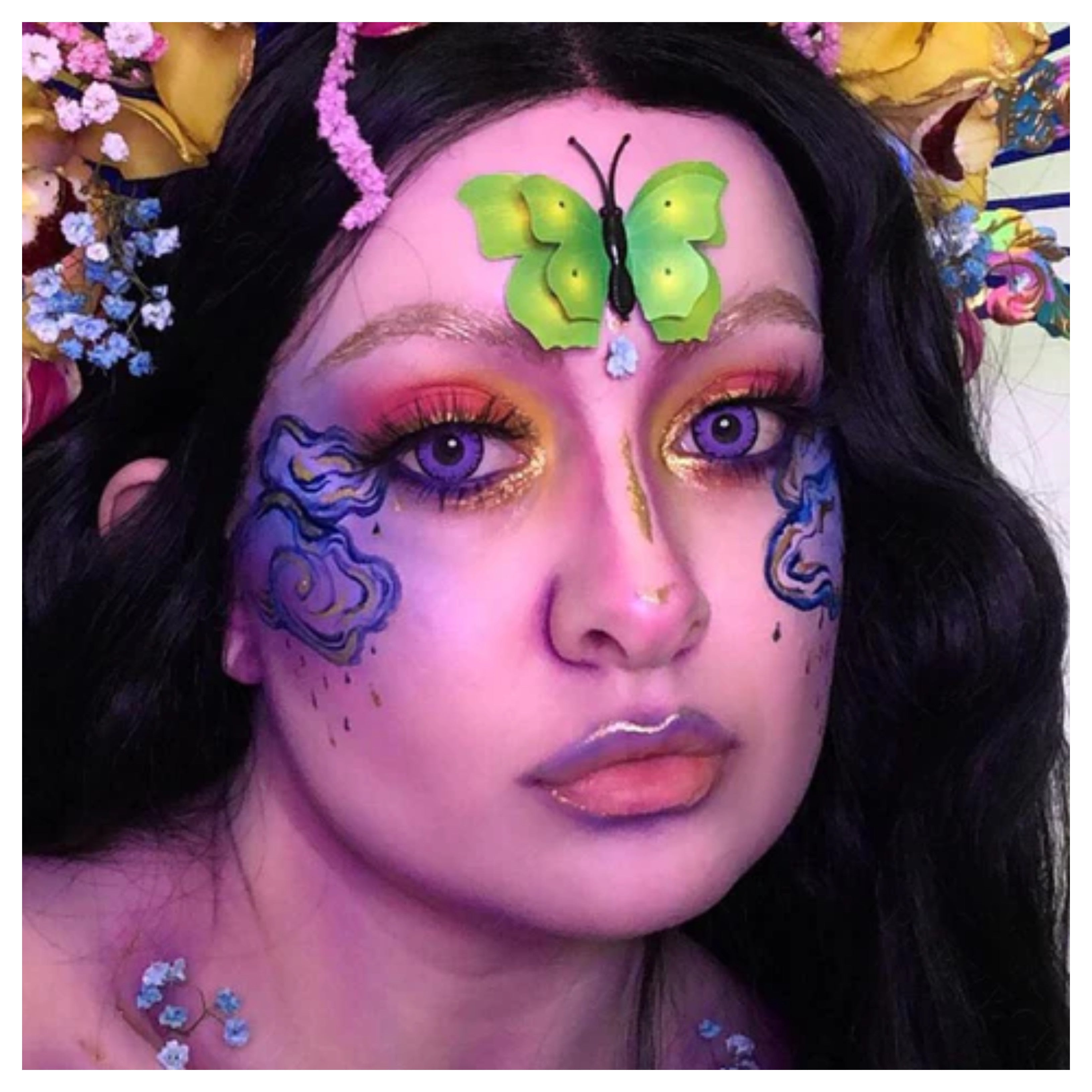 Purple Vampire Halloween Contacts