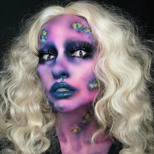 White Cat Eye Contacts