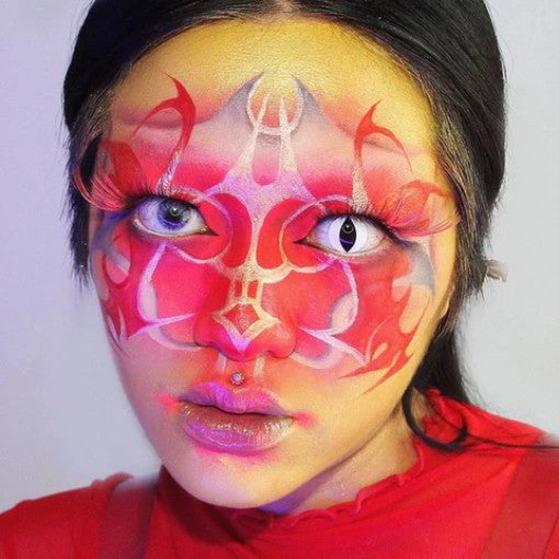 White Cat Eye Contacts