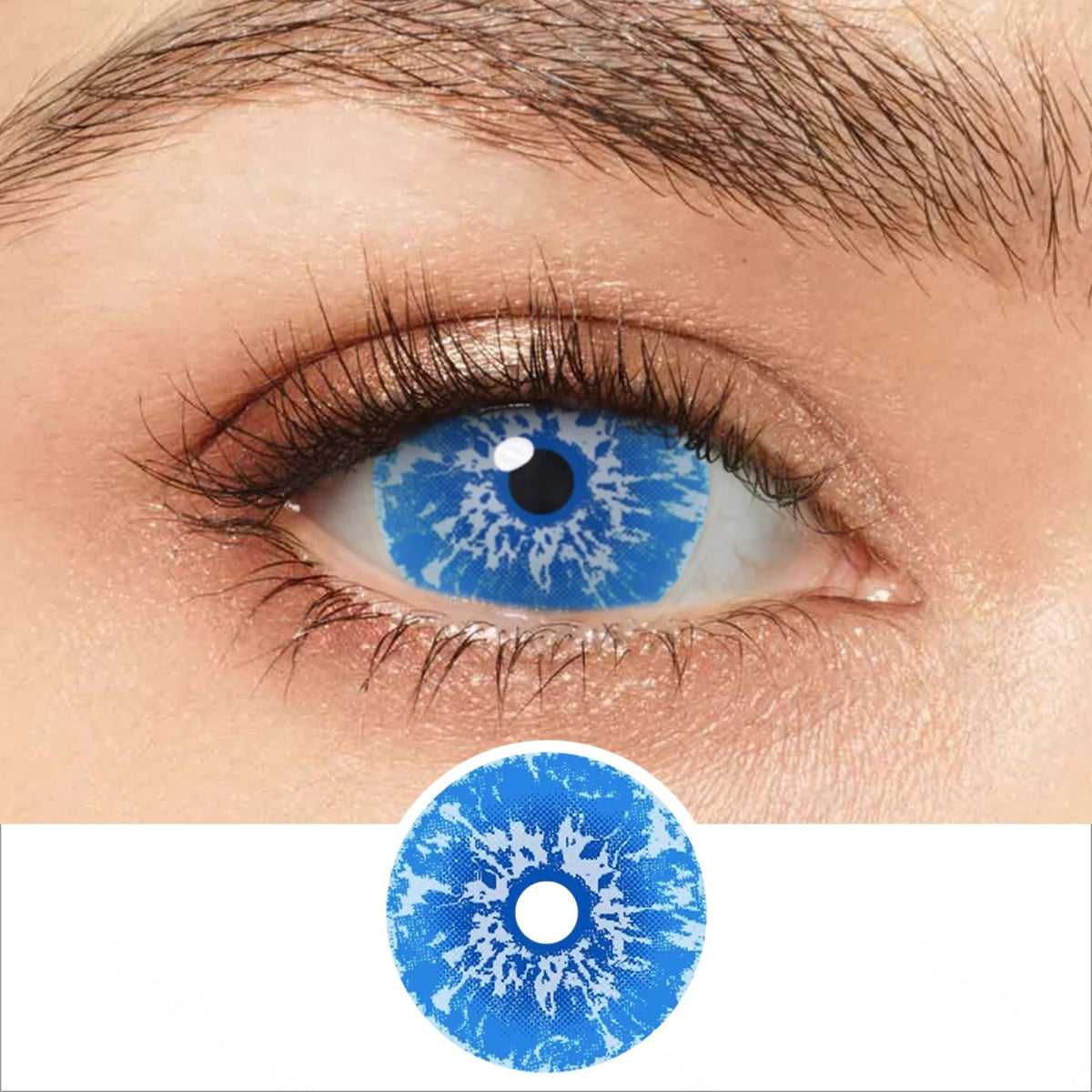 17mm White Walker Mini Sclera Contacts