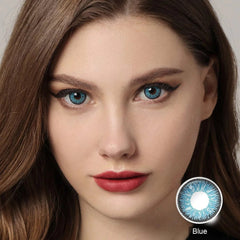 Nonno Blue Coloured Contact Lenses
