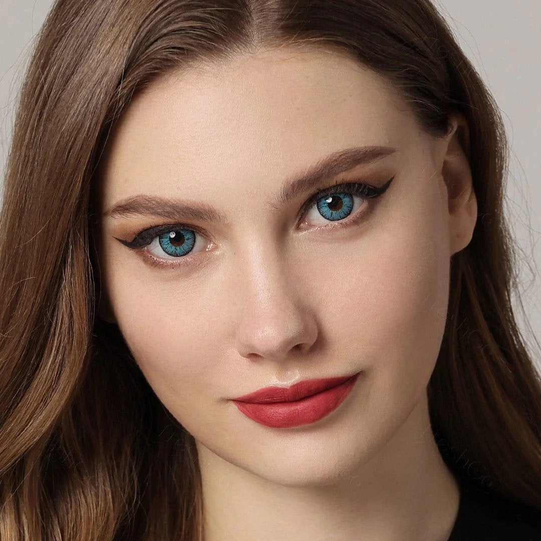 Nonno Blue Coloured Contact Lenses