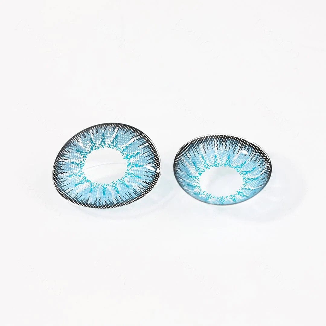 Nonno Blue Coloured Contact Lenses